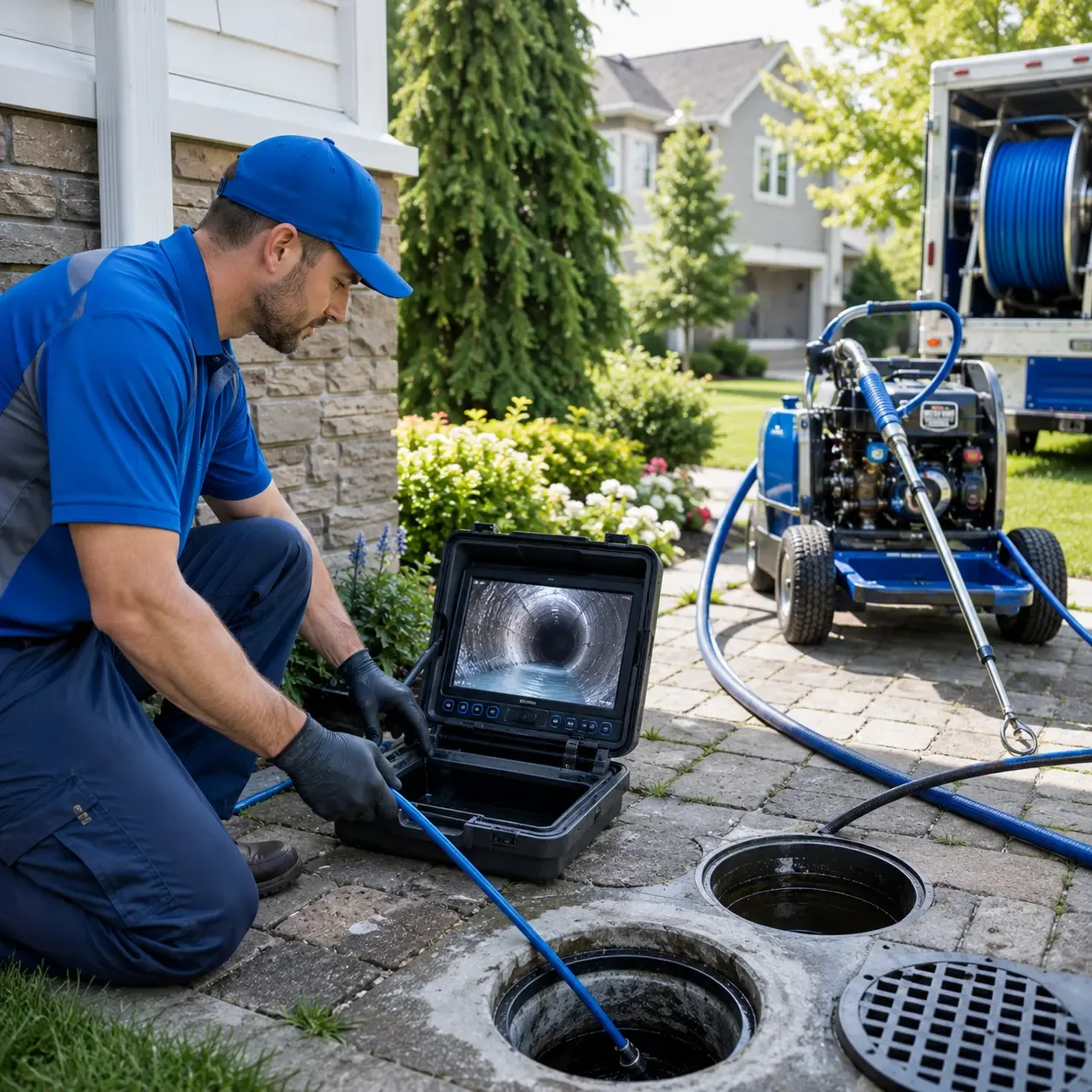 Outdoor drain cleaning professionals serving Niles, MI